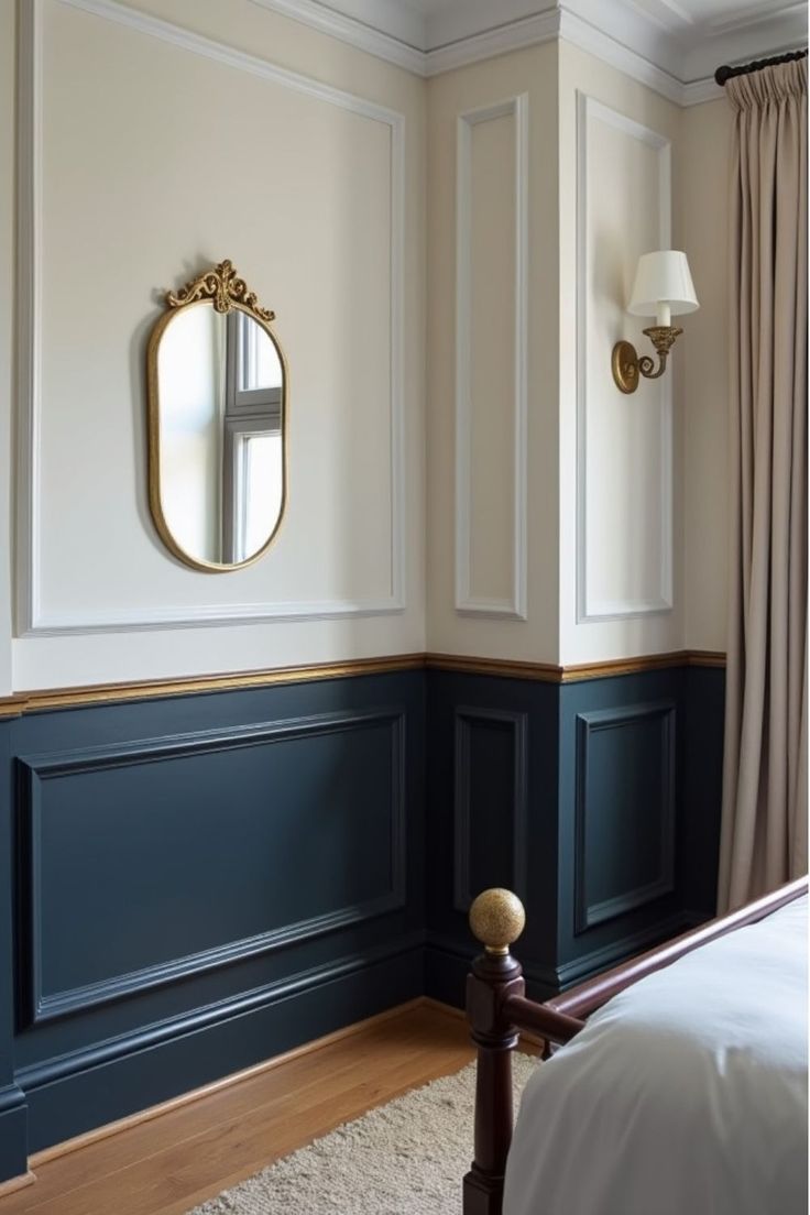 Wainscoting panel installation — decorative wall panels by Techie Interiors